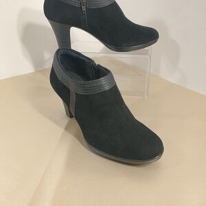Clarks Black Ankle Boots